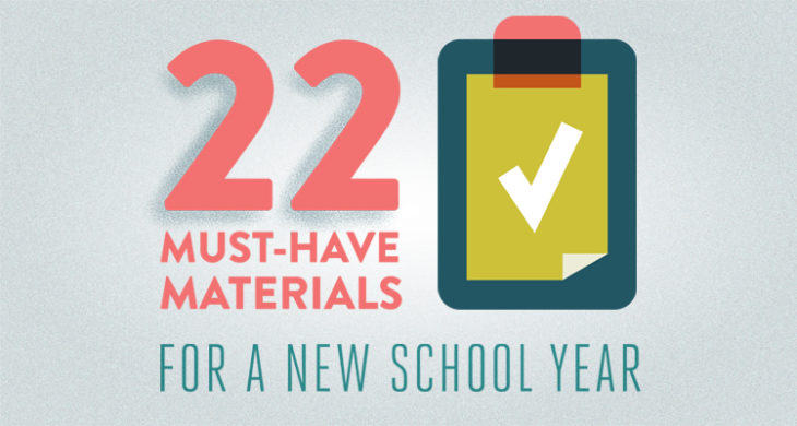 â€œSuppliesâ€ you need for a new school year