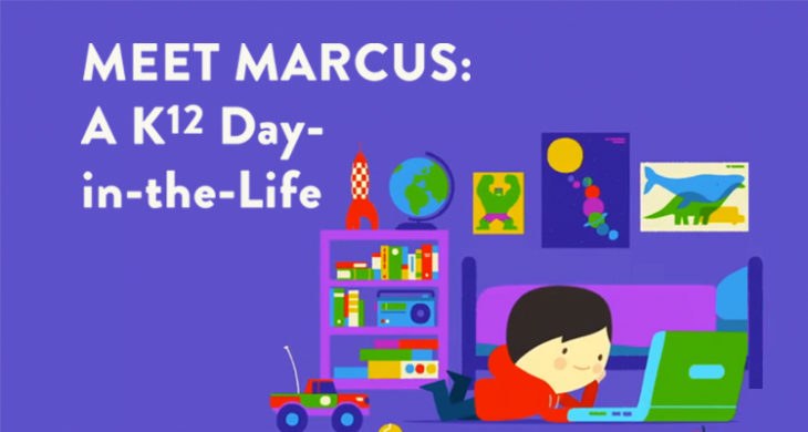 What does a day in the life of a K12 student look like?
