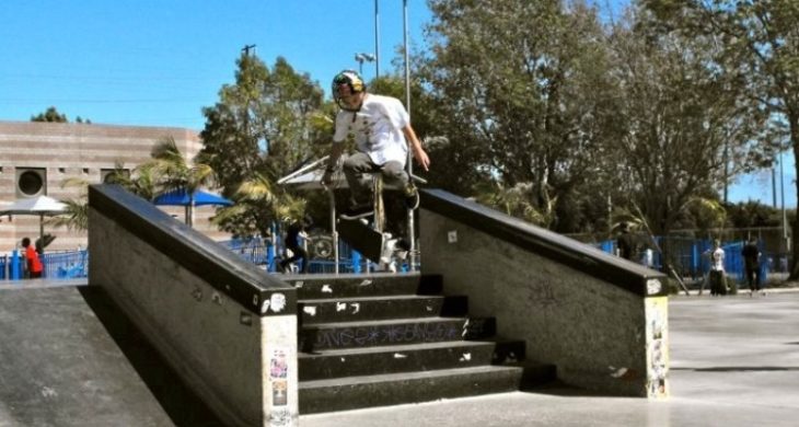Online Student on His Way to a Skateboarding Career