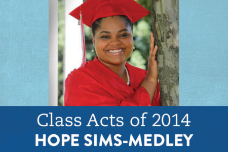 Hope was hit by a bus and suffered severe trauma, but she never gave up. Now she's more than a survivor, she's also a graduate.