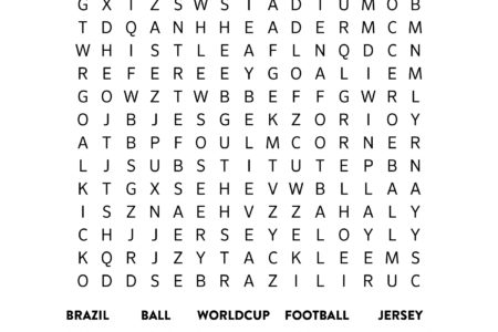 World Cup Word Search