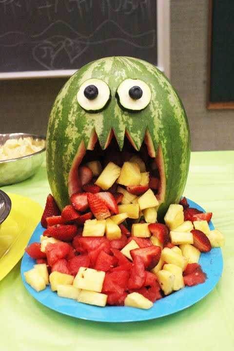 Halloween Treats: Monster Melon
