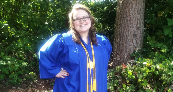 Online education allowed Hannah to work with her impairments, and was able to graduate early thanks to the individualized learning provided.