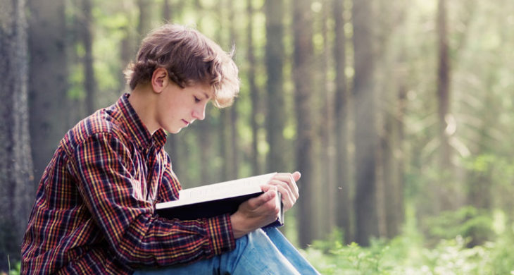 Teen reading