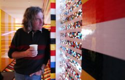 James May in his LEGO house