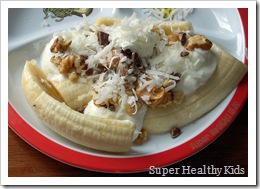 healthy banana split