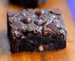 Healthy Chocolate Chip Brownie