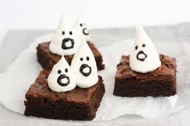 ghost brownies