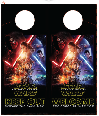 Star Wars Door Hanger