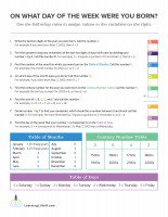 Leap Year Math Activity 