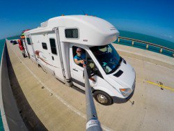 image of the camper on the road