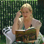 Author J.K. Rowling reads from Harry Potter and the Sorcerer's Stone at the Easter Egg Roll at White House.
