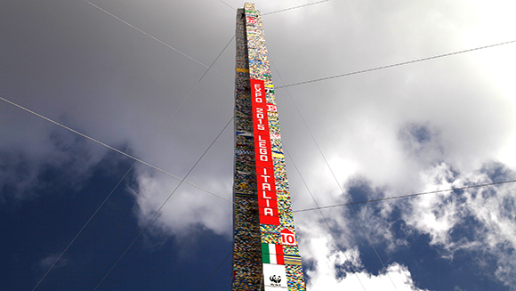 image of tallest lego world record structure