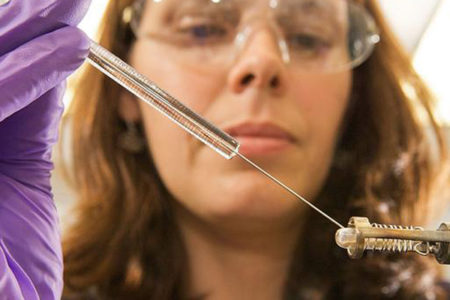 woman scientist combats gender bias