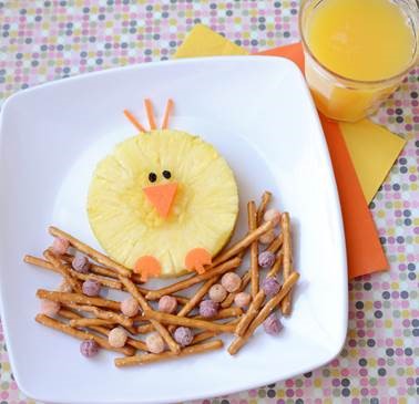 Bird Pineapple Snack