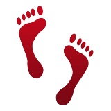 footprint emoji