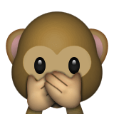 silent monkey emoji