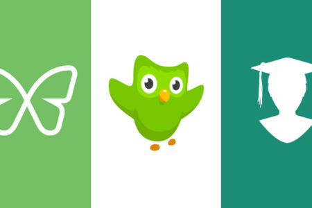Freedom logo, Duolingo logo, and My Study Life logo