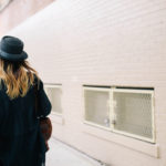 girl walking away