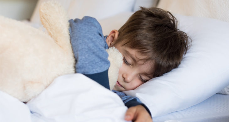 little boy sleeping