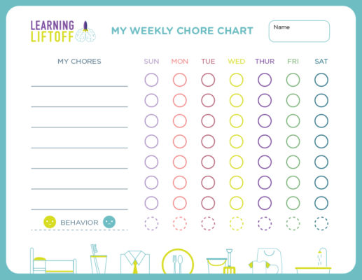 3 Person Chore Chart