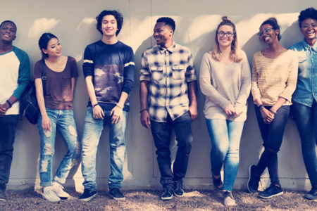 diverse teens
