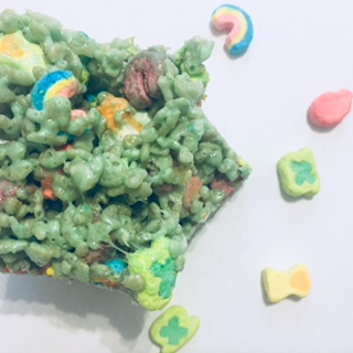 lucky charms rice krispie treats