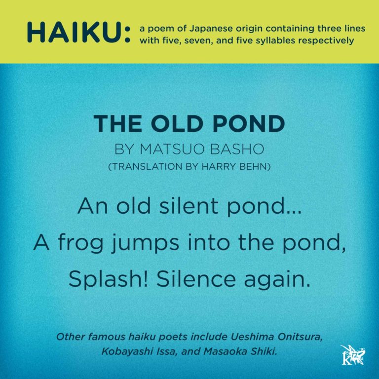Types of Poetry Haiku