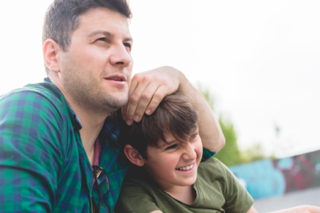 father and son