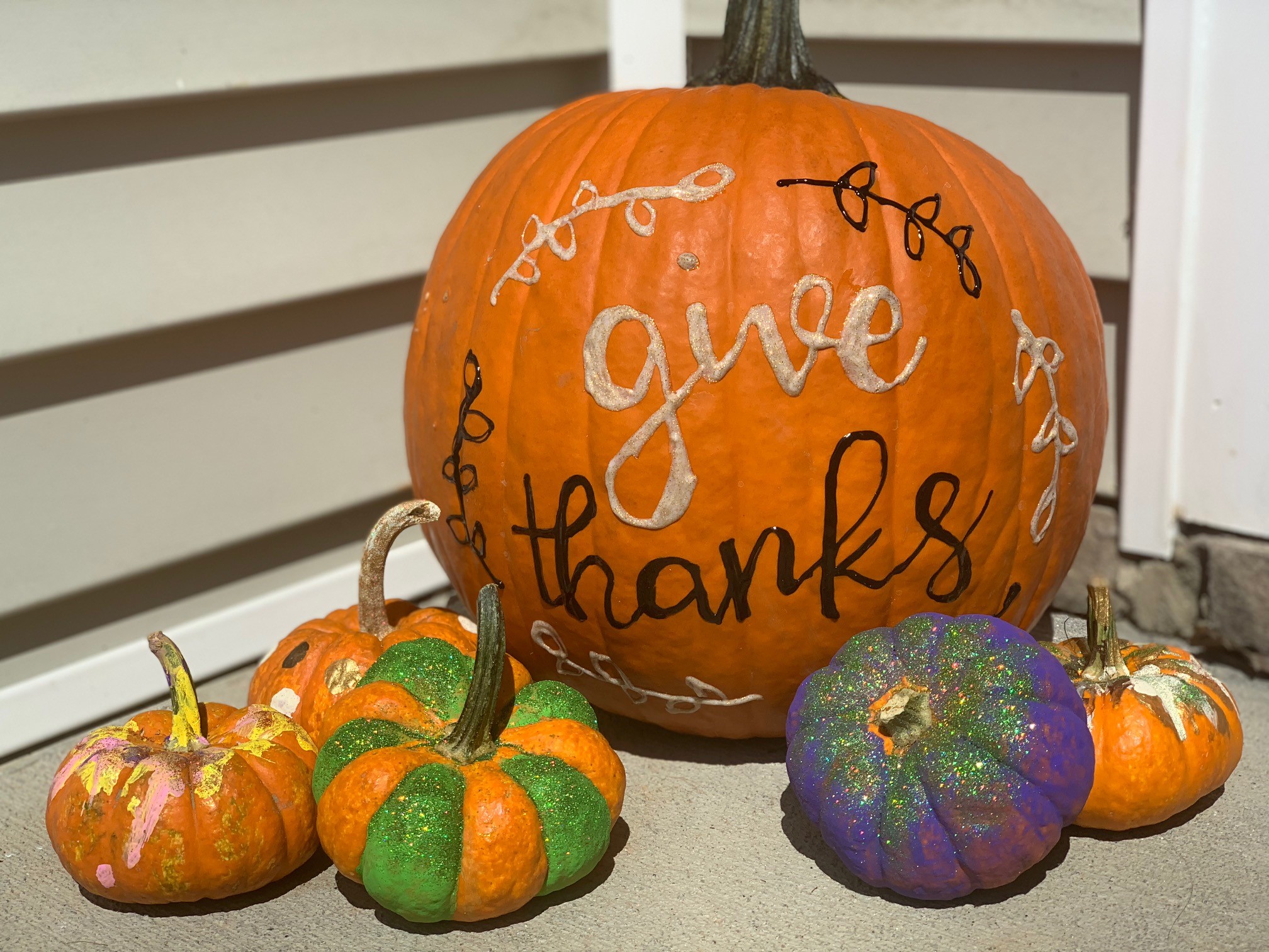 painted pumpkins