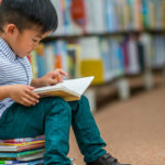 Boy reading